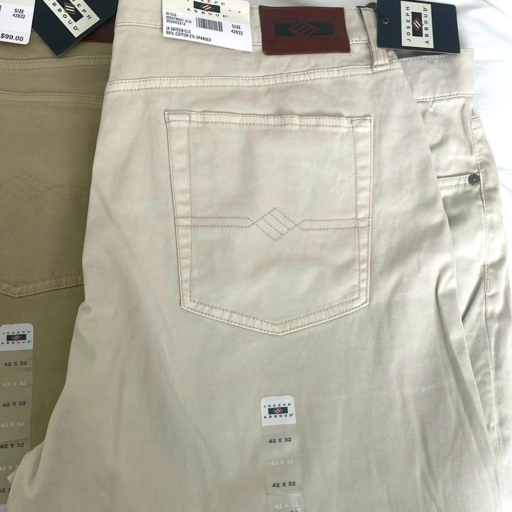 Men jeans Joseph Abboud 98 percent cotton 2per spandex washable 32L